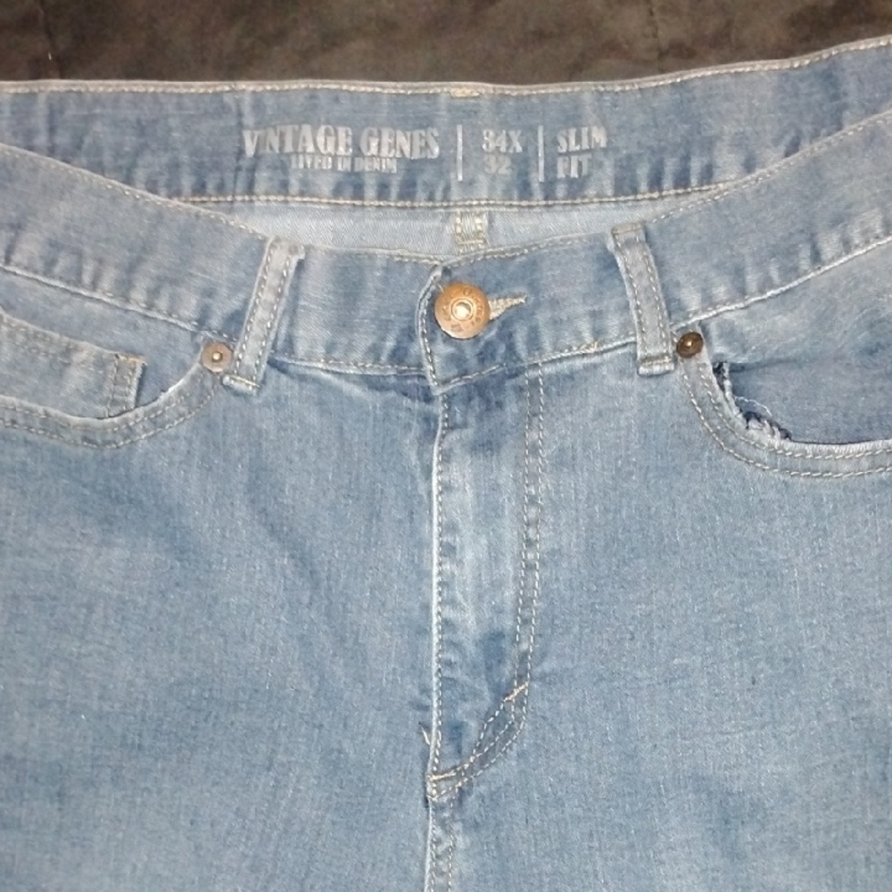 Men's Blue Jeans , Vintage Genes, 34x32